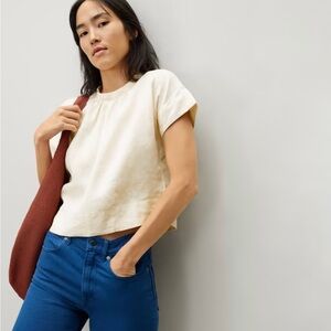 Everlane Drape Top in Canvas